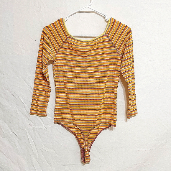 Intimately Free People Put A Stripe On It Body Suit - Picture 3 of 6